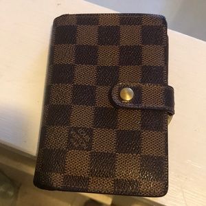 Louis Vuitton Damier Ebene snap wallet
